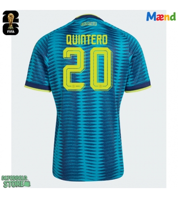 Colombia Juan Fernando Quintero #20 Replika Udebanetrøje VM 2026 Kortærmet